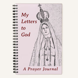 Unsere Lady Fatima Prayer Journal Spiral Notebook Notizbuch