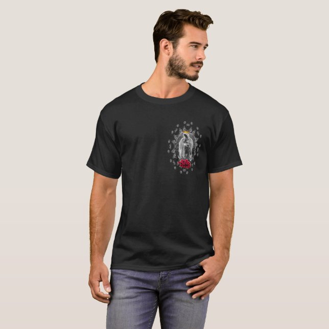 Unsere Lady Guadalupe Jungfrau Mary Mexico Tilma R T-Shirt (Vorne ganz)