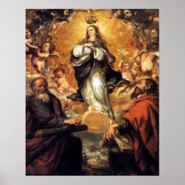 Unsere Lady Jungfrau Unbeflecktes Herz von Mary 4 Poster