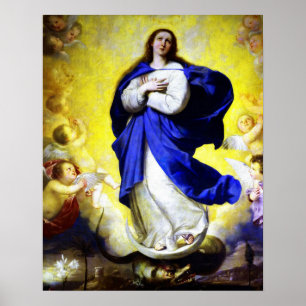Unsere Lady Jungfrau Unbeflecktes Herz von Mary 5  Poster