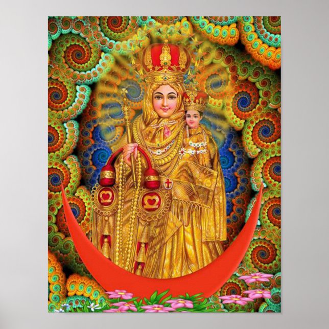 UNSERE LADY OF GOOD HEALTH PATRON OF INDIA POSTER (Vorne)