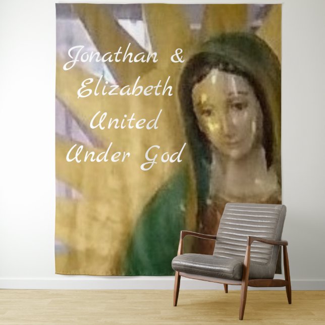 Unsere Lady of Guadeloupe - individuell anpassbare Wandteppich (Beispiel)