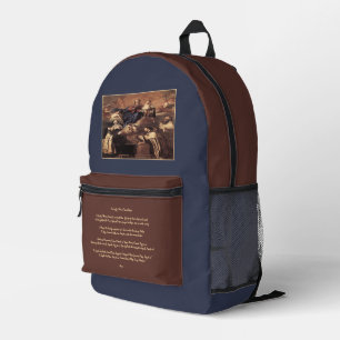 Unsere Lady of Mount Carmel 1641 Bedruckter Rucksack