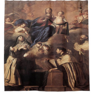 Unsere Lady of Mount Carmel 1641 Duschvorhang