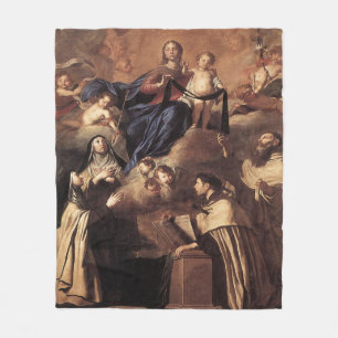 Unsere Lady of Mount Carmel 1641 Fleecedecke