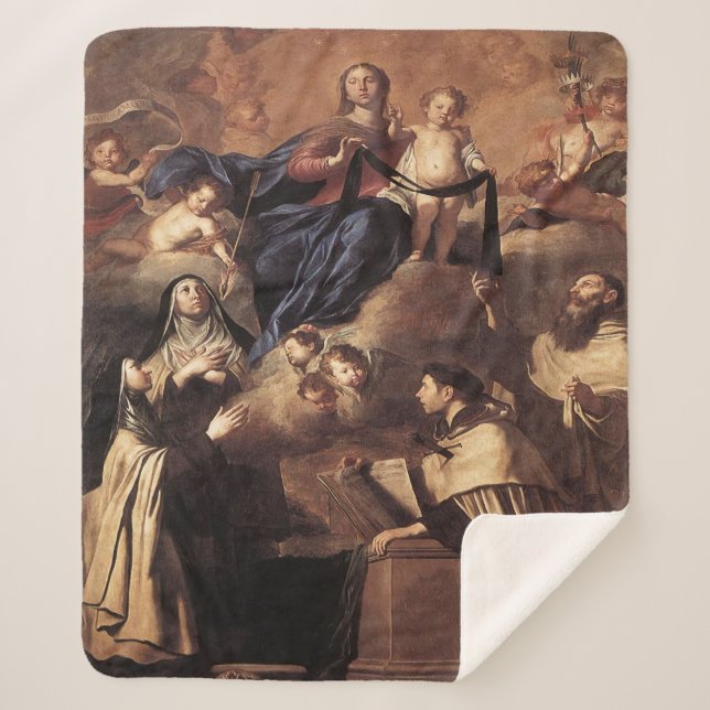 Unsere Lady of Mount Carmel 1641 Sherpadecke (Vorderseite)