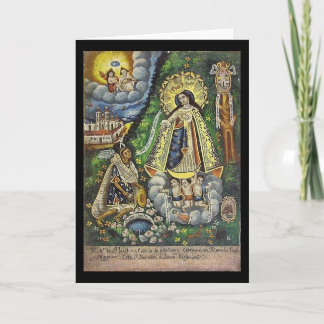 Unsere Lady of Ocotlan Grußkarte Karte (Vorderseite)