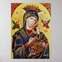 UNSERE LADY OF PERPETUAL HELP ICON
