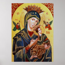 UNSERE LADY OF PERPETUAL HELP ICON POSTER