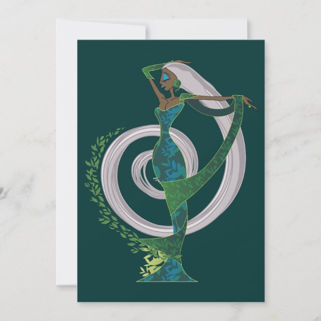 Unsere Lady of Tea Einladungen (Vorderseite)