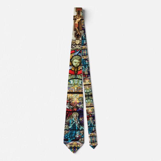 Unsere Lady of Victory Krawatte-Religious Design K Krawatte (Vorderseite)