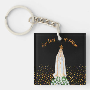 Unsere Lady von Fatima, die Kerzenschaft Schlüsselanhänger