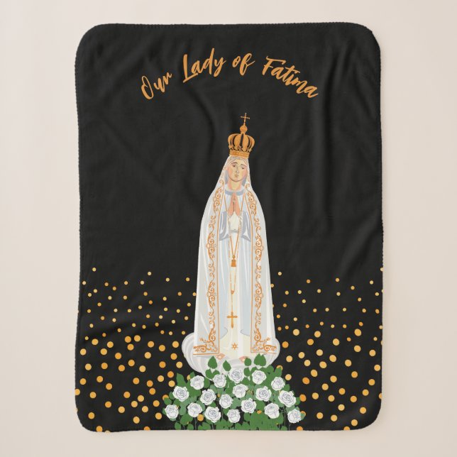 Unsere Lady von Fatima, die Kerzenschaft Sherpadecke (Vorderseite)