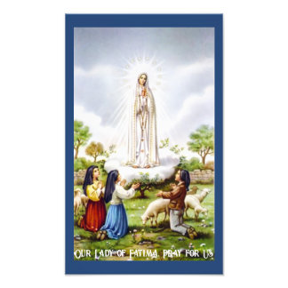 Unsere Lady von Fatima Poster