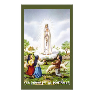 Unsere Lady von Fatima Poster