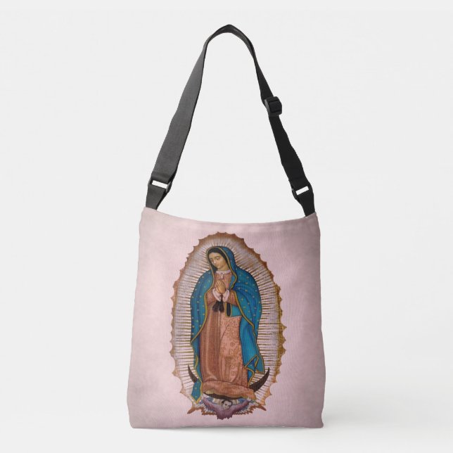 Unsere Lady von Guadalupe 1531 Tragetaschen Mit Langen Trägern (Vorderseite)