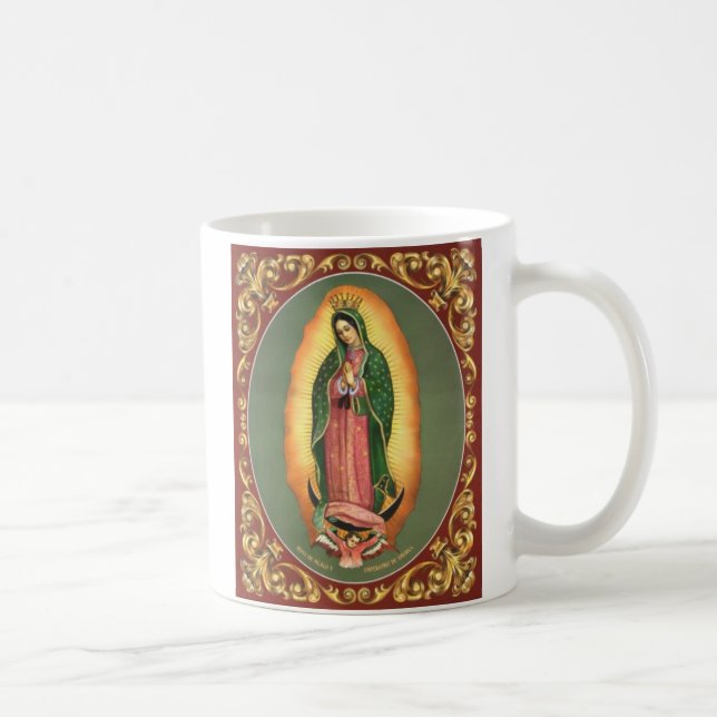 Unsere Lady von Guadalupe Coffee Tasse (Rechts)