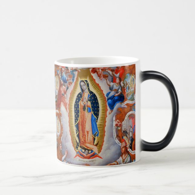 Unsere Lady von Guadalupe Jungfrau Magic Morphing  Verwandlungstasse (Rechts)