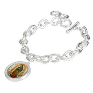 Unsere Lady von Guadalupe Jungfrau Mary Charm Chap Armband
