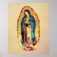 Unsere Lady von Guadalupe Jungfrau Mary Poster