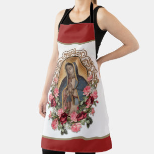 Unsere Lady von Guadalupe Jungfrau Mary Rose Schürze