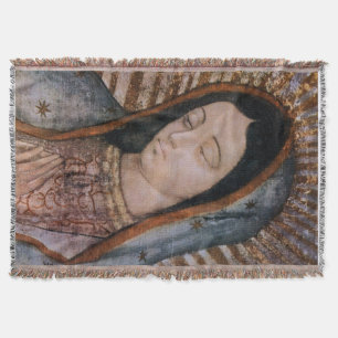 Unsere Lady von Guadalupe Jungfrau Tilma Bust Blan Decke