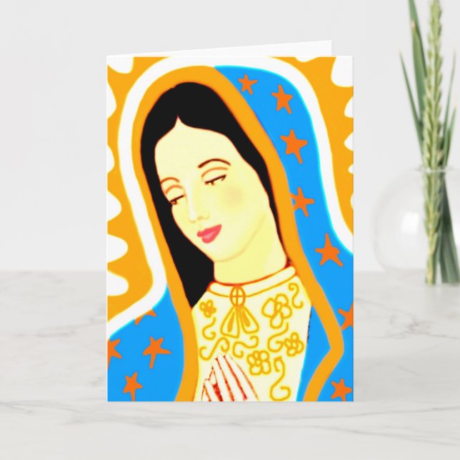 Unsere Lady von Guadalupe Karte (Vorderseite)