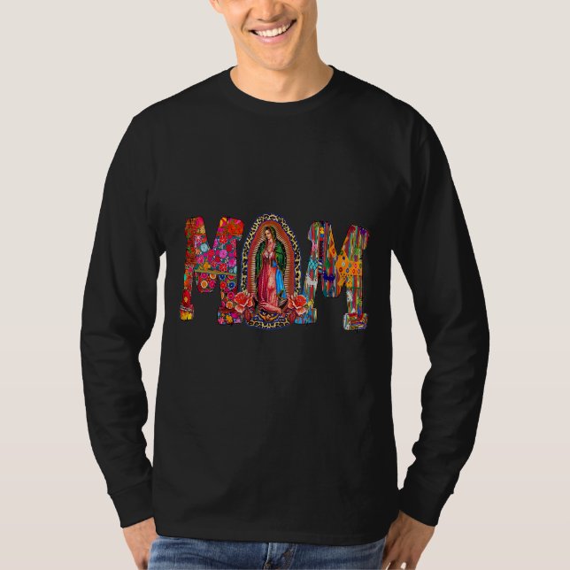 Unsere Lady von Guadalupe katholische Jungfrau Mar T-Shirt (Vorderseite)