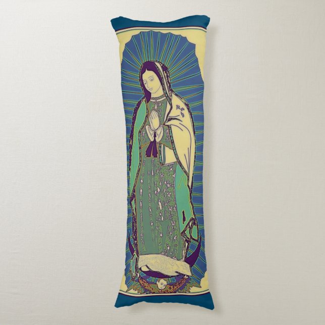 Unsere Lady von Guadalupe Kissen (Vorderseite Vertikal)