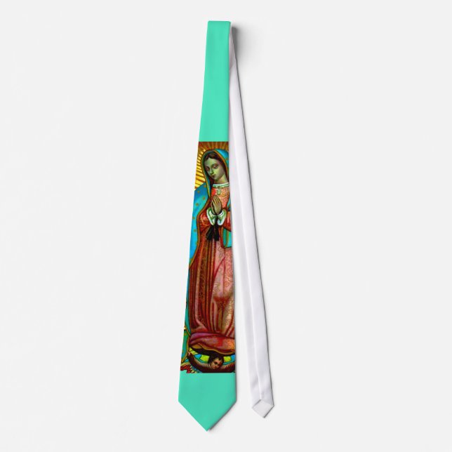 Unsere Lady von Guadalupe Men Krawatte (Vorderseite)