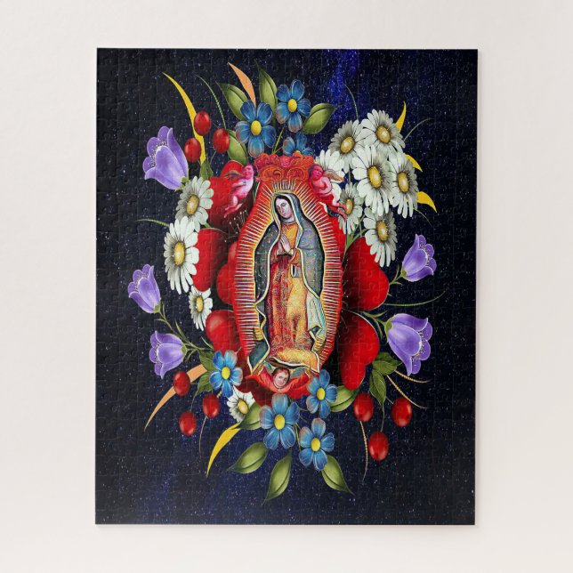 Unsere Lady von Guadalupe Mexican Aztec Jungfrau M (Vertikal)