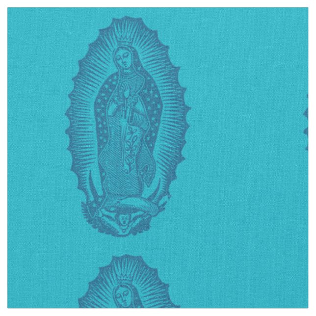 Unsere Lady von Guadalupe Stoff (Nahaufnahme)