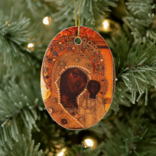 Unsere Lady von Kasan Keramik Ornament