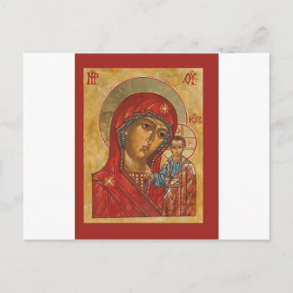 Unsere Lady von Kasan Postkarte