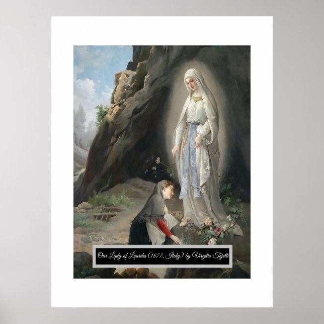 Unsere Lady von Lourdes Poster (Vorne)