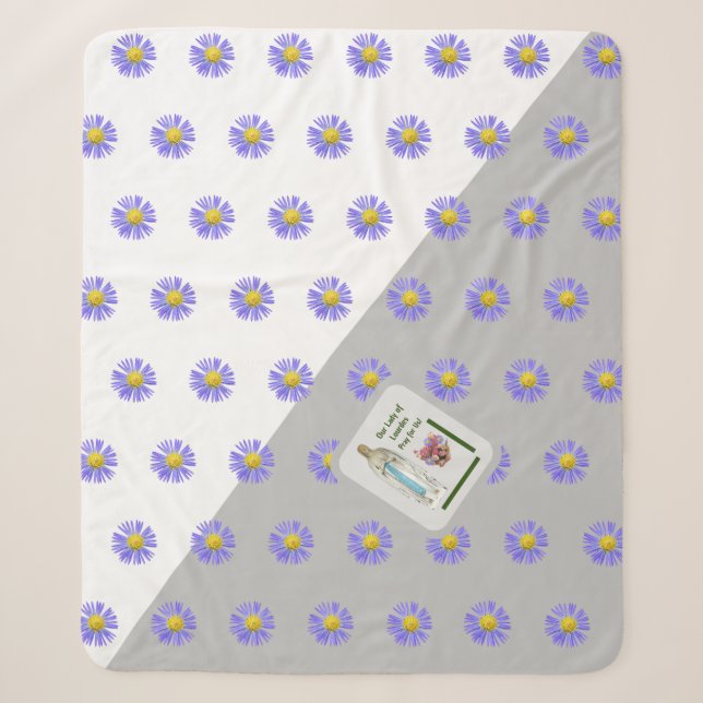 Unsere Lady von Lourdes Sherpadecke (Vorderseite)