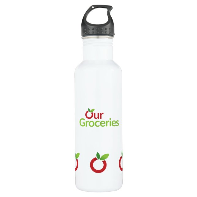 Unsere Lebensmittel 24 oz Edelstahlflasche (Vorderseite)