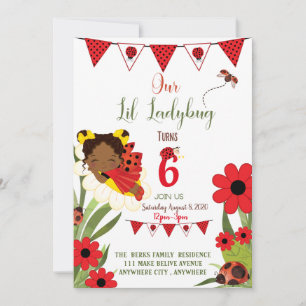 Unsere Liebe bug Birthday Einladungskarte