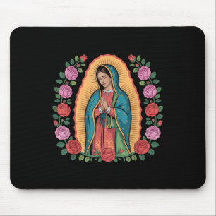 Unsere Liebe Frau De Guadalupe Sant Maria Rückseit Mousepad