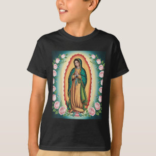 Unsere Liebe Frau De Guadalupe Sant Maria Rückseit T-Shirt
