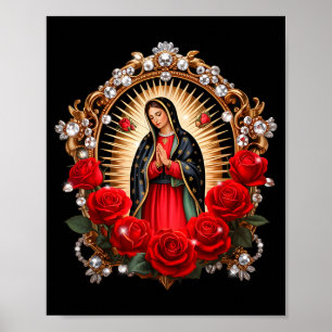 Unsere Liebe Frau Guadalupe Heilige Jungfrau Maria Poster