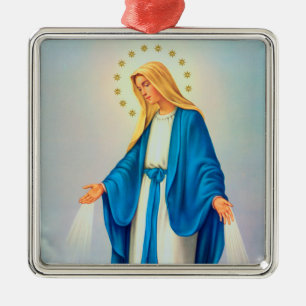 Unsere Liebe Frau Jungfrau Maria Ornament Aus Metall