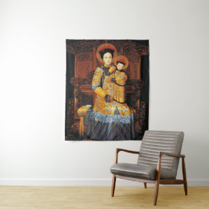 Unsere Liebe Frau von China (中华圣母, 中華聖母) Chinesisc Wandteppich