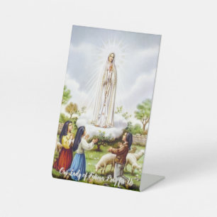 Unsere Liebe Frau von Fatima Christliches Schild