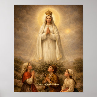 Unsere Liebe Frau von Fatima Kunstprint Poster