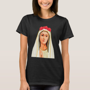 Unsere Liebe Frau von Fatima Rosenkranz Gebet Heil T-Shirt