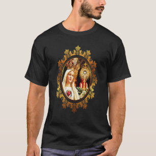 Unsere Liebe Frau von Fatima Rosenkranzgebet Heili T-Shirt