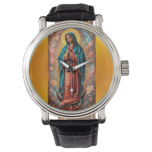 Unsere Liebe Frau von Guadalupe Armbanduhr