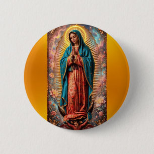 Unsere Liebe Frau von Guadalupe Button