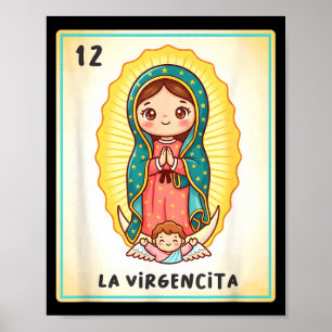 Unsere Liebe Frau von Guadalupe La Virgencita Mexi Poster